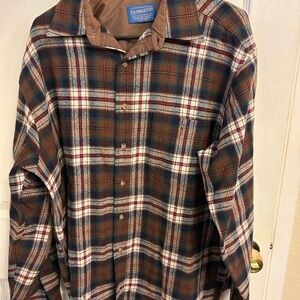 Vintage 70’s Pendleton Plaid Shirt Jacket